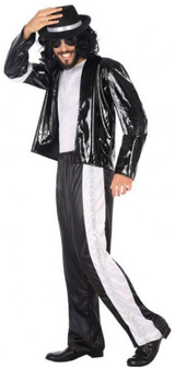 Mens 80s Popstar Fancy Dress Costume