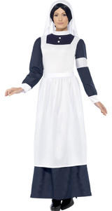Ladies Wartime Nurse Fancy Dress Costume
