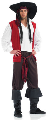 Mens Pirate Fancy Dress Costume 6