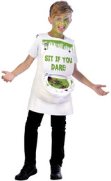 Boys Slimy Toilet Fancy Dress Costume
