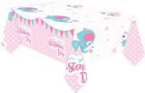 Baby Girls Christening Party Tablecover