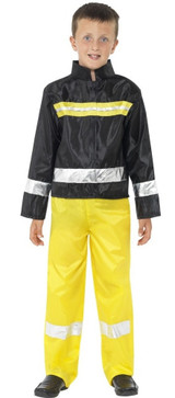 Boys Fireman Fancy Dress Costume 2