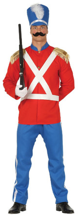 Mens Little Soldier Fancy Dress Costume