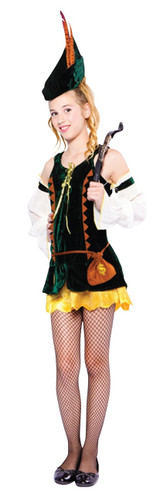 Teen Girls Forest Maiden Fancy Dress Costume