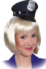 Ladies Navy Blue Police Mini Hat