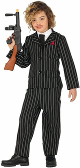 Child Gangster Mob Zoot Suit Fancy Dress Costume