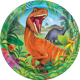 23cm Dinosaur Party Plates, Pack of 8