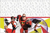 Incredibles table cover 120 x 180cm