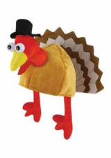 Turkey with Hat (Adult's Hat) One Size