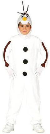 Boys Comedy Snowman Fancy Dress Costume