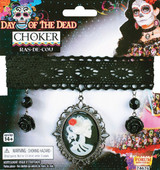 Day of the Dead Cameo Choker