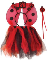 Girls Ladybird Tutu Kit