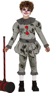 Boys Horror Movie Bad Clown Costume