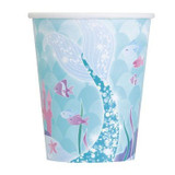 Mermaid 9oz cups 8pcs