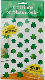 String Decorations Shamrock, 2.1m