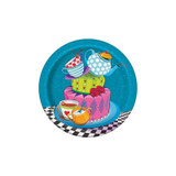8 Mad Hatter Tea Party Plates