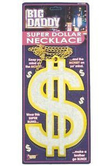 Big Daddy Pimp Super Dollar Necklace