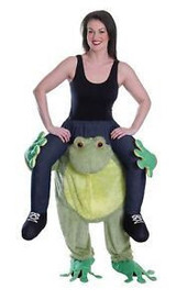 Piggy Back Frog Costume One Size