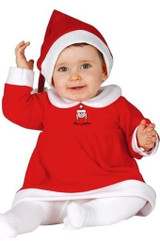 Baby Miss Santa Fancy Dress Costume