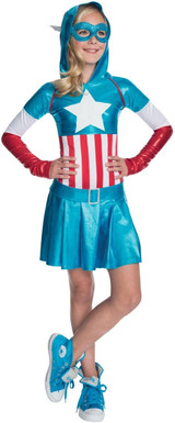 Girls Captain America Costume