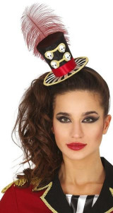 Ladies Skull Ringmaster Mini Hat