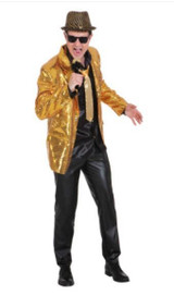 Mens Gold Sequinned Jacket