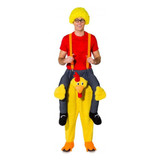 Unisex Ride on Chicken Costume 180cm - 195cm