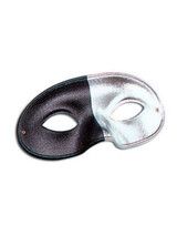 Black/Silver Masquerade Eye Mask