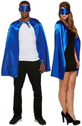 Adult Blue Superhero Cape