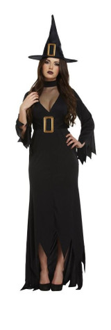 Ladies Long Witch Costume