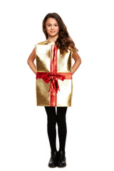Girls Christmas Present Costume