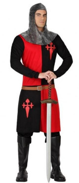 Mens Red/Black Knight