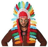 Mens Rainbow Indian Headdress