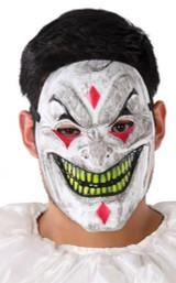 White Grinning Clown Mask