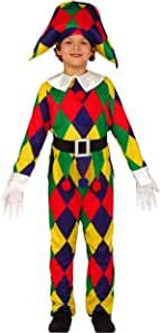 Boys Harlequin Jester Jumpsuit