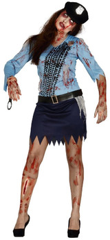 Ladies Zombie Policewoman