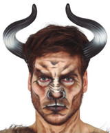 Mens Bull Horns