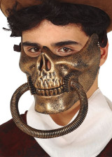 Mens Steampunk Skeleton Mask