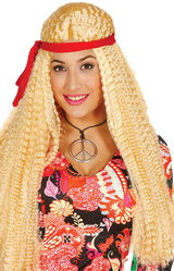 Blonde Wavy Hippie Wig