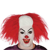 Semi Bald Red Clown Wig