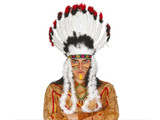 Indian chief feather headdress for adults