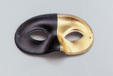 Minimalist Black and Gold Eye Mask