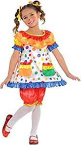 Colorful Clown Dress Costume