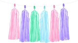 Large 5ft Multicolor Tassel Garland Party Decoration Pink Blue Green Purple