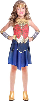 Girls Wonder Woman Movie Fancy Dress Costume