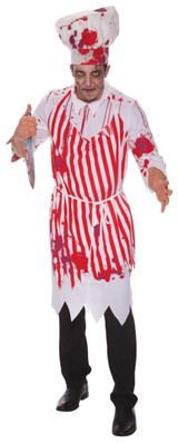 Adults Bloody Butcher Costume One Size