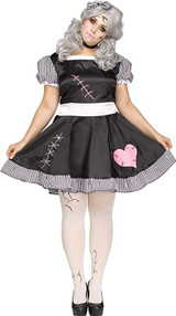 Women's Broken Doll Plus Size Costume