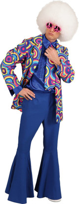 Mens Groovy 80s Costume UK 42-44