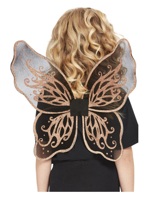Dark Botanicals Butterfly Wings, 43cm/17in, Gold,