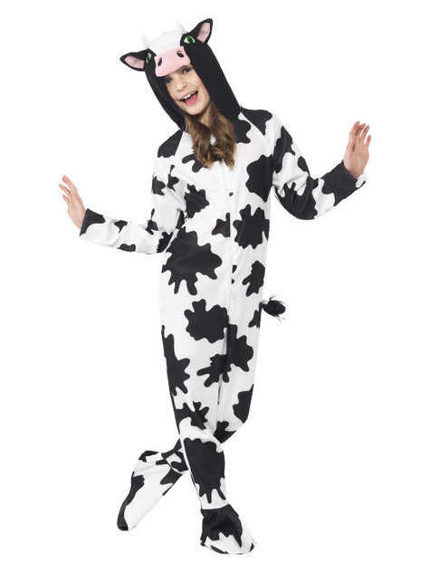 Cow Costume, Black & White, Child
